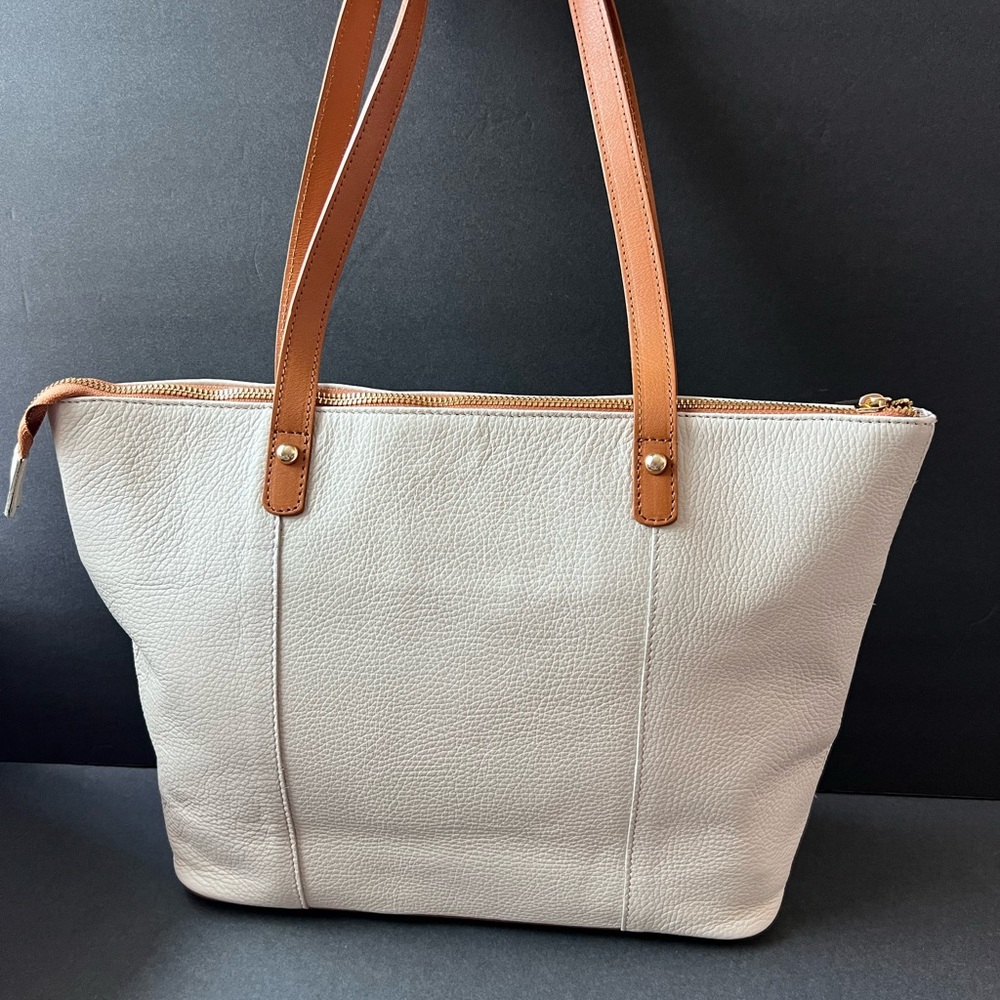 NWT VALENTINA TOTE SATCHEL HANDBAG LEATHER - Picture 4 of 8